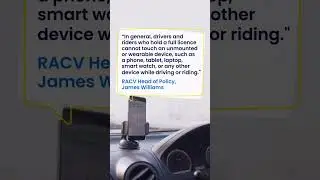 New road rules for portable devices have come into effect in Victoria