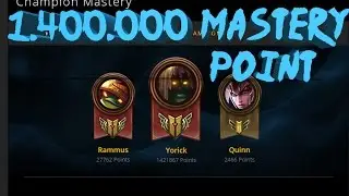 YORICK 1 400 000 MASTERY POINT - LEAGUE OF LEGENDS EPIC
