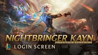 Nightbringer Kayn Prestige Edition | Login Screen - League of Legends [4K 60fps Animated Splash Art]