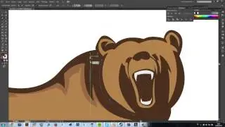 [Speed Art] Mascot Logo - Bear / Grizzly