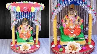 Amazing Ganpati Decoration Idea || Handmade Things || DIY Craft Idea