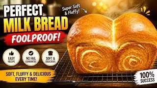 Satisfying Bread Baking Process Perfectly Soft White Bread