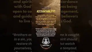What is Accountability?#devotional #encouragement #jesus #jesuslovesyou #accountability #christian
