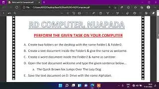 Common Task That Every Computer User Must Know In Windows-11| 10 Things To Know As A Computer User..