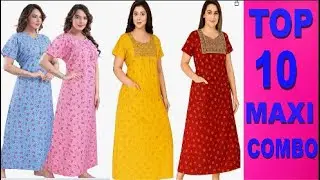 Top 10 Maxi Gown Combos for Women | Elegant & Trendy Styles to Buy Now