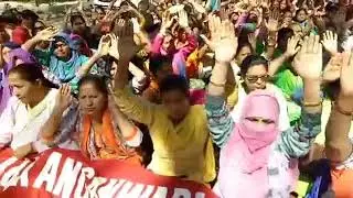 Anganwadi protest: Stir to continue until demands are met, say workers