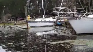 columbia 45 sailboat rubrail repair 381