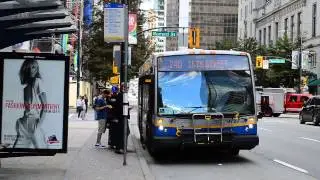 Vancouver Translink CMBC 2008 Nova Bus LFS 9727 On The 240 @ W Georgia & Burrard Streets
