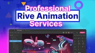 Professional Rive Character Animation Services #raihandesignpx #Rive #lottie