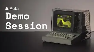 Acta Weekly Demo Session 24.10