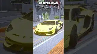 Path Tracing vs Rasterization