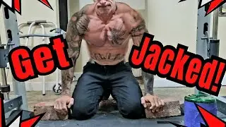 Get Jacked! Begginer 1/2 rep push-ups.