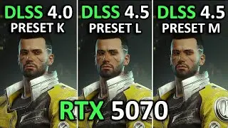 DLSS 4.5 vs DLSS 4 | Preset K vs L vs M | Better Visuals or FPS Hit? | RTX 5070