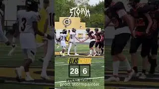 ELKS WIN (28-6) OVER BEAVERCREEK. CENTERVILLE QB BRONSON WENG 2 TD! #shorts