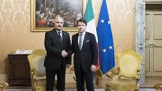 Italy hosts Libya's Khalifa Haftar