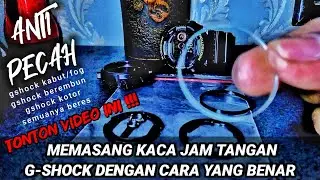 How to remove glass from casio Gshock | Cara melepas kaca casio Gshock