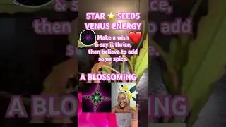 Starseeds 🌟 Blossoming Venus Energy ❤️ Open Your Heart to Love #shorts