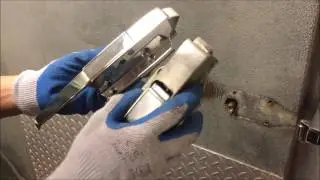 How to replace a latch for walk in cooler unit (Handle)