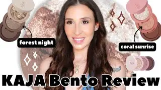 НОВЫЙ ОБЗОР KAJA BENTO! Трио теней для век K-beauty: Forest Night, Coral Sunrise, Mauve Bouquet