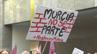 Manifestación en Madrid por el soterramiento del AVE de Murcia