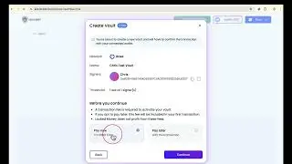 How to Create A Vault at Locked Money