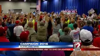 John Kasich surprises Ohio delegates at RNC