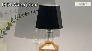 Wireless Bottle Lamp Rechargeable 2000mAh LED Wine Bottle Lamp 3 Colors Dimmable