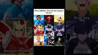 pick 3 abilities. The rest are trying kill you #anime #demonslayer #shorts