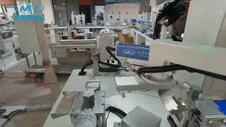 Hexagonal steel robot laser marking workstation