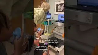 It was his first one! 🫁CF PFT! #cysticfibrosis #lungdiseases #explore #explorepage