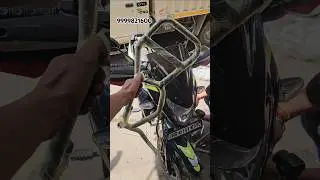 SP125 CRASH GAURD HEAVY DUTY || SADDLE STAY + TOP RACK ORIGINAL FITTING DELIVERYAVAILABLE 9999821600