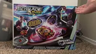 Beyblade Burst Surge Motor Strike Battle Set Unboxing and Review