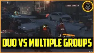 The Division - DUO Manhunt PVP vs Multiple groups /w SleepY0