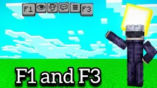 🔥I FOUND F1 AND F3 BUTTON MOD FOR MINECRAFT POCKET EDITION 