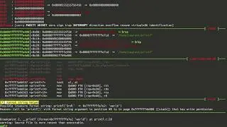 Advanced exploitation with GDB-GEF: Automatic Runtime Analysis with GEF