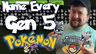 Name Every Gen 5 Pokemon Only Using Pokemon Cards!