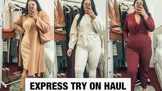 CURVY EXPRESS FALL HAUL - FALL EXPRESS TRY ON HAUL 2020 - EXPRESS HAUL 2020