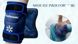 Reusable Gel Ice Pack for Knee Injuries, for Pain Relief, Swelling, Knee Surgery, Sports Injuries
