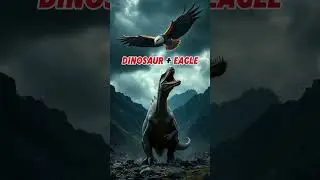 Hybrid Animal fused with dinosaur 🦖🔥#short #hybridanimals #animalfusion