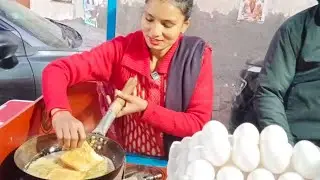 Bread Omelette Recipe Street food | Egg Omelette Recipe Street food | Indian Omelette Recipe | 