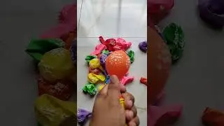 Satisfying Balloon Blow Up With Rainbow Polka Dots #asmr #satisfying