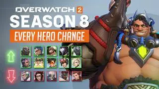 Overwatch 2 &mdash; КАЖДОЕ ИЗМЕНЕНИЕ ГЕРОЕВ в 8-м сезоне