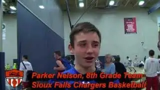 Parker Nelson of Sioux Falls Chargers
