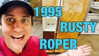 Old Rusty Roper Refrigerator Not Cooling In The Fridge | RS22AWXEW01 | Quick evaporator Motor Swap