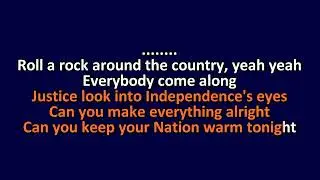 John Mellencamp - Justice And Independence '85 - Karaoke Instrumental Lyrics - ObsKure