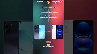 Realme 10 VS Redmi Note 12 5G (China) #shorts