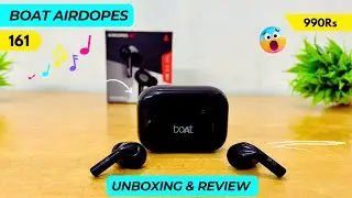 Boat Airdopes 161 : Unboxing & Review | Best Earbuds under 1000 | Boat Airdopes 161#boatairdopes161