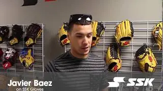 Javier Baez on SSK Baseball Gloves
