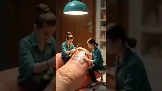 Tiny Nail Salon on a Fingertip! 💅✨ Mini Artists in Action! #tinyworkers #MiniWorlds #MiniNailSalon