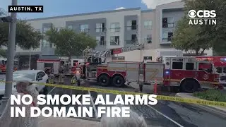 Austinite displaced by Domain fire questions smoke detectors